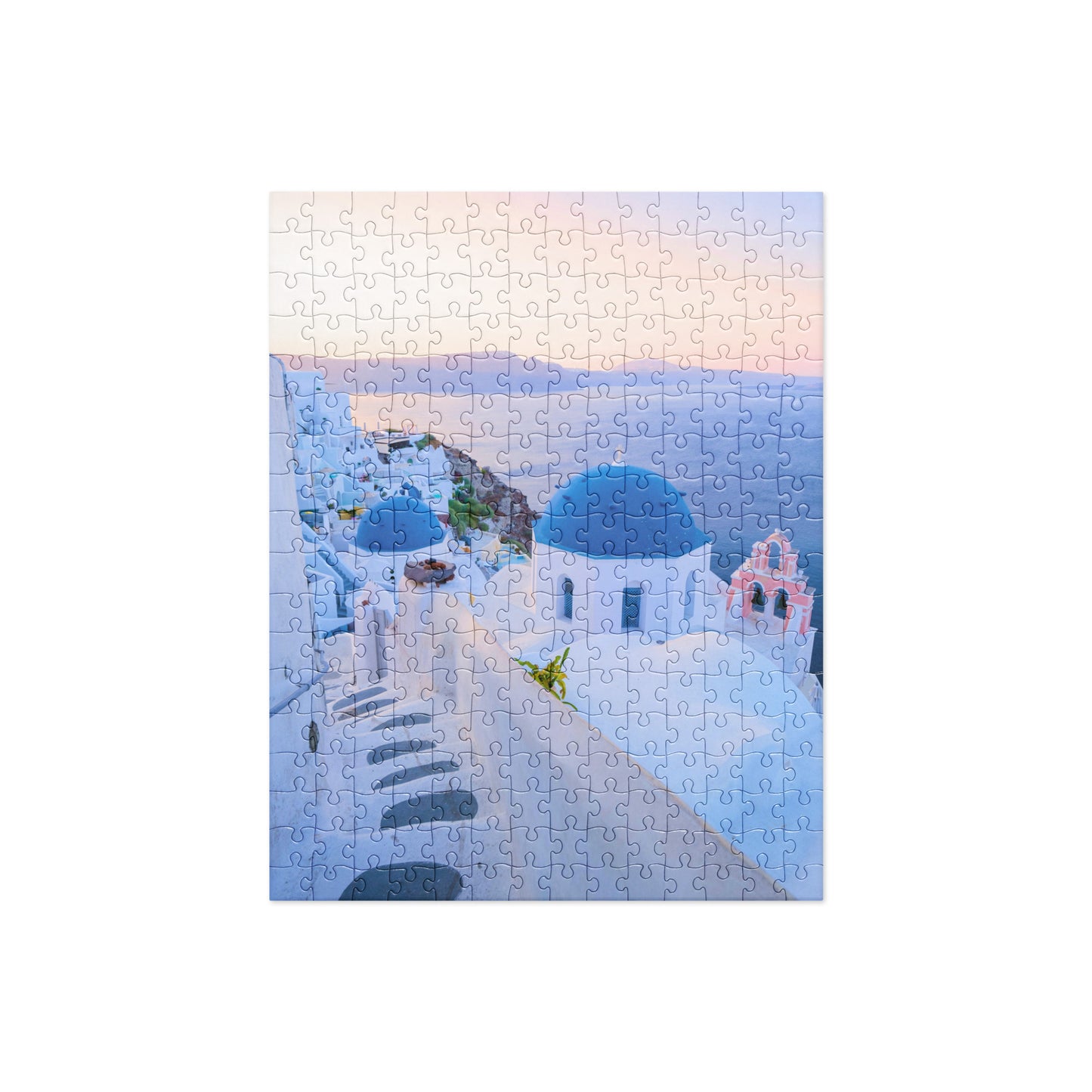 Oia Santorini Sunrise Puzzle