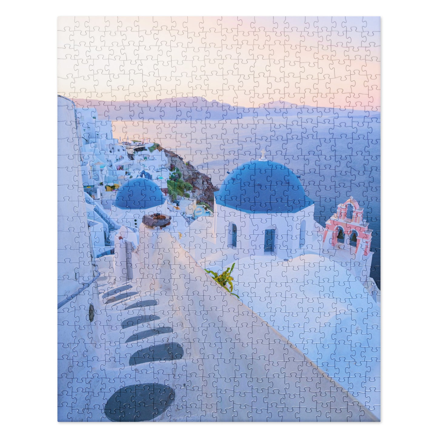 Oia Santorini Sunrise Puzzle